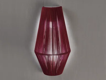 UKELELE - LED handmade rope wall lamp by Olé Lighting
