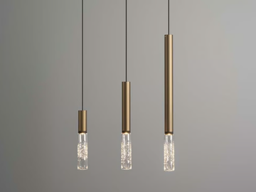 BEAM STICK GLASS - LED glass pendant lamp by Olev