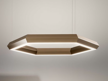 EXAGON - LED metal pendant lamp by Olev