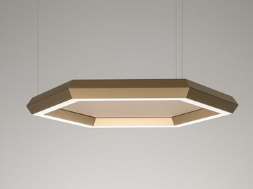 EXAGON SILENCE - Sound absorbing LED pendant lamp by Olev
