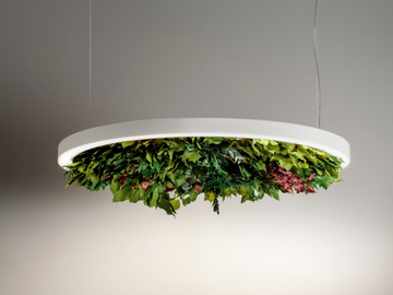 GAVIN SILENCE LEAF - Acoustic office aluminium pendant lamp by Olev