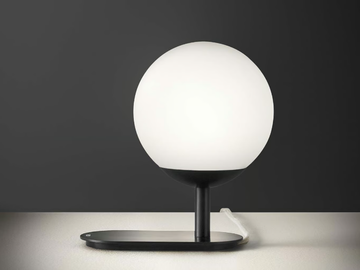 LA PALLINA - LED aluminium table lamp with dimmer by Olev