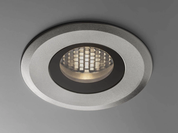 MAXI DOT DOWN LIGHT - Recessed clamp round aluminium spotlight by Olev