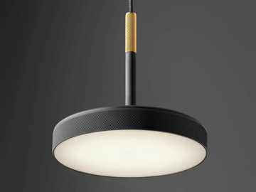 OVERFLY - LED aluminium and plexiglass pendant lamp by Olev
