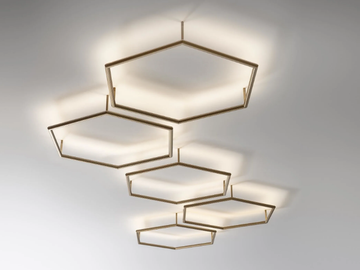 POLY ESAGONO PL - Wall lamp / ceiling lamp by Olev
