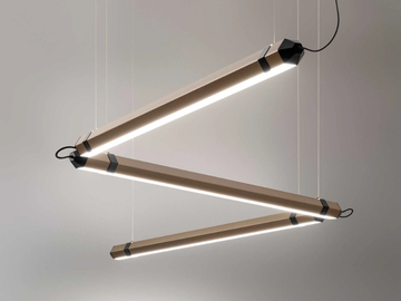 ZIGO ZAGO - LED steel pendant lamp by Olev