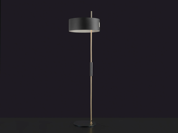 1953 - Metal floor lamp by Oluce
