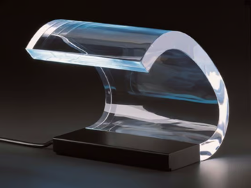 ACRILICA 281/LBT - PMMA table lamp by Oluce