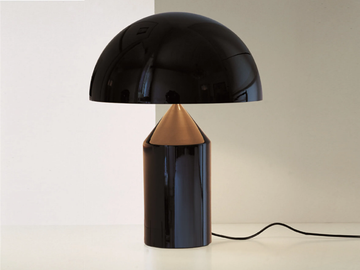 ATOLLO METAL - Aluminium table lamp by Oluce