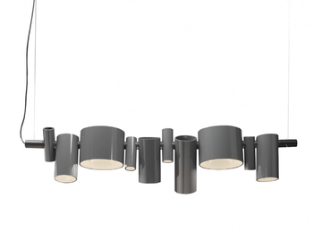 DANCING QUEEN - LED metal pendant lamp by Oluce