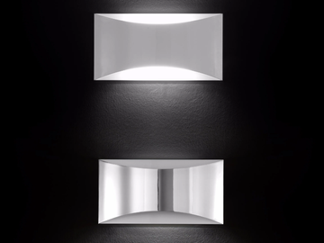 KELLY - 791 BI / 791CR - Painted metal wall lamp by Oluce