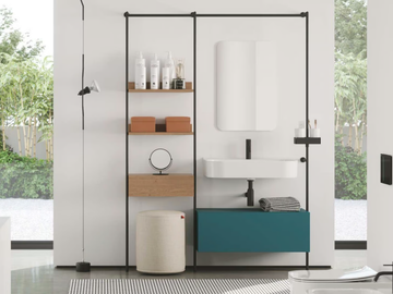 ATELIER - Sectional vanity unit with drawers by Olympia Ceramica
