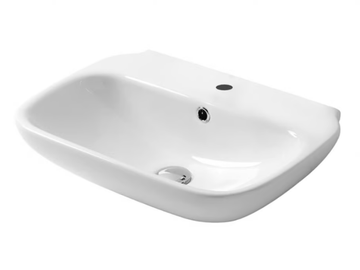 CLEAR - Countertop single ceramic washbasin by Olympia Ceramica