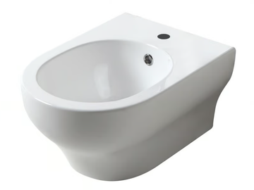 CLEAR - Wall-hung Vitreous China bidet by Olympia Ceramica