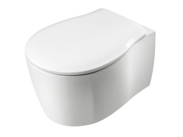FORMOSA 2.0 - Wall-hung rimless Vitreous China toilet by Olympia Ceramica