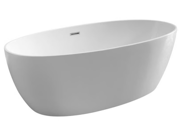 Freestanding bathtub - Freestanding oval acrylic bathtub by Olympia Ceramica