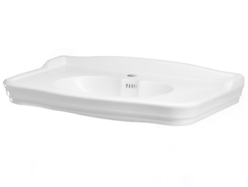 IMPERO - Console washbasin by Olympia Ceramica