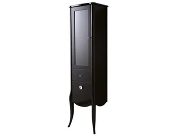 IMPERO - Tall floorstanding wooden bathroom cabinet by Olympia Ceramica