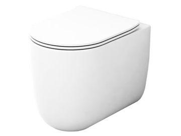 MILADY - Rimless Floor mounted Vitreous China toilet by Olympia Ceramica