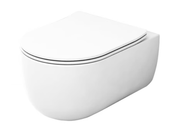 MILADY - Wall-hung Vitreous China toilet by Olympia Ceramica