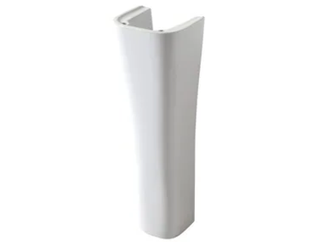 SYNTHESIS ECO - Ceramic washbasin pedestal by Olympia Ceramica