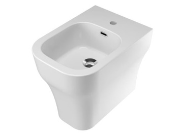 SYNTHESIS ECO - Floor mounted Vitreous China bidet with overflow by Olympia Ceramica