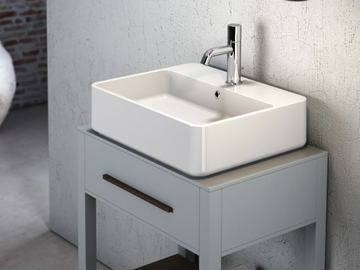 TRATTO - Countertop ceramic washbasin by Olympia Ceramica