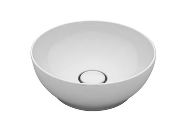 TREND - Countertop round ceramic washbasin by Olympia Ceramica
