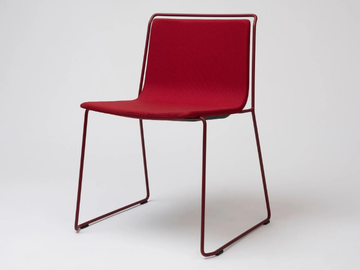 ALO - Stackable sled base chair by ONDARRETA