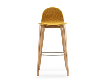 BOB - High stool with back by ONDARRETA