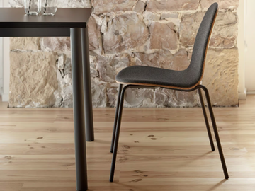BOB STEEL - Stackable steel chair by ONDARRETA