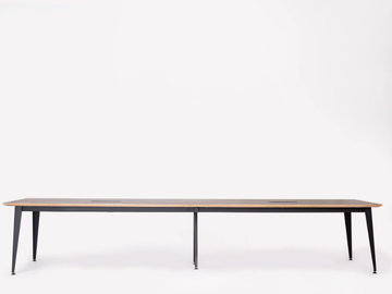 DON DOUBLE - Rectangular wooden table by ONDARRETA