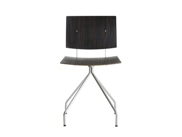 DON - Swivel trestle-based chair by ONDARRETA