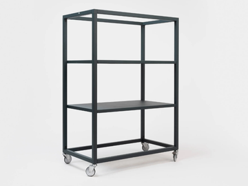 DRY MODULE 3 - Open double-sided bookcase with drawers by ONDARRETA