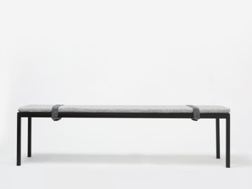 DRY - Steel and wood bench by ONDARRETA