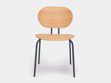 HARI - Stackable wooden chair by ONDARRETA