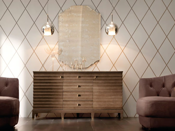 ELETTRA - Wooden sideboard with doors by OPERA CONTEMPORARY