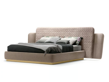 SHEILA - Bed with upholstered headboard and frame by OPERA CONTEMPORARY