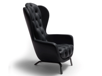 GUELFO - Bergere tufted armchair with armrests by Opinion Ciatti