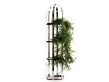 LA GABBIA - Open aluminium bookcase by Opinion Ciatti