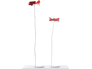 PAPAVERO DELICATO - Steel sculpture by Opinion Ciatti