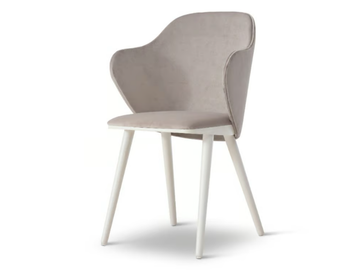 PAGE 673 - Upholstered velvet chair with armrests by Origins 1971