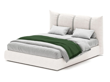 CONFIT - Fabric double bed by Ozzio Italia