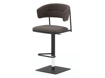 LIA - High stool with footrest by Ozzio Italia