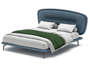 ROMANCE - Fabric double bed by Ozzio Italia