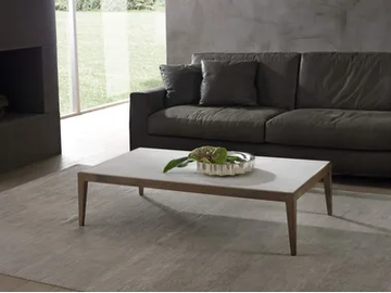 DOMINIQUE - Low Cimento® coffee table by Pacini & Cappellini