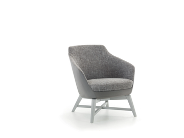 LONDON - Upholstered armchair by Pacini & Cappellini