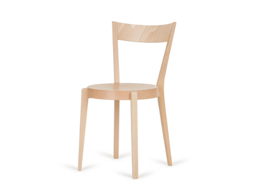 A-4770-SPIRE - Stackable beech chair open back by Paged