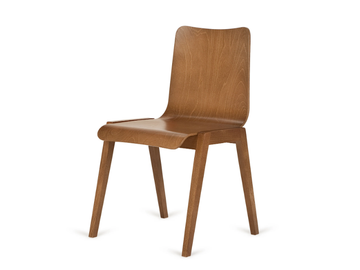 A-LINK-2120 - Stackable beech chair by Paged