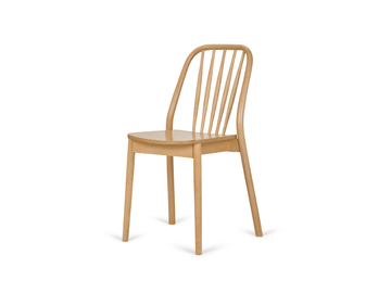ALDO A-1070 - Stackable beech chair open back by Paged